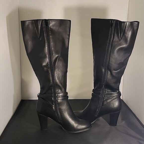 GIANI B BERNINI MEMORY FOAM LONG OVER THE KNEE LENGTH BOOTS - Picture 5 of 16